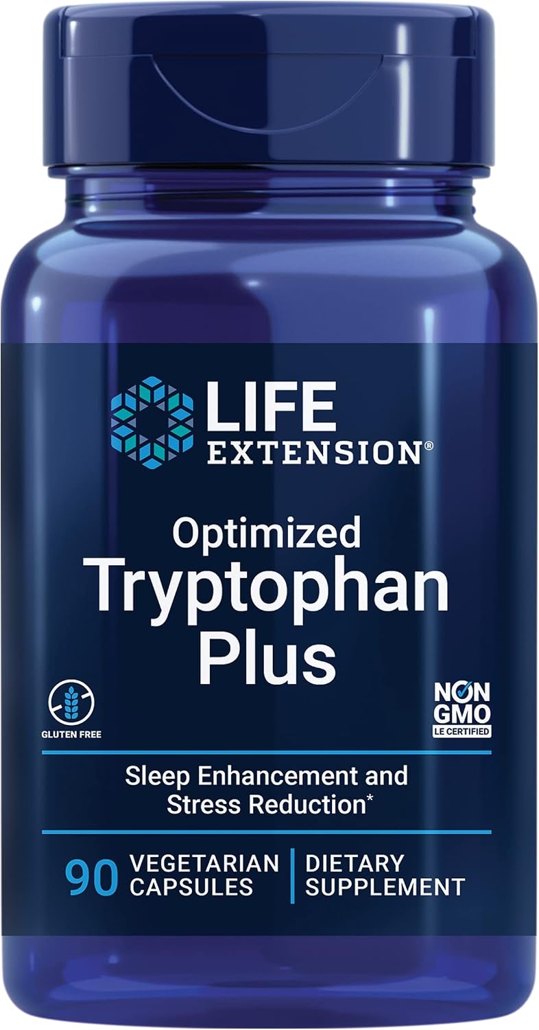 Life Extension Optimized Tryptophan Plus 1000mg, 90 Cápsulas