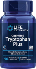 Life Extension Optimized Tryptophan Plus 1000mg, 90 Cápsulas