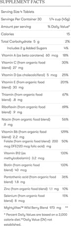 Young Living KidScents MightyVites - Multivitamínico Infantil Masticable con Alimentos Integrales - 120 Comprimidos