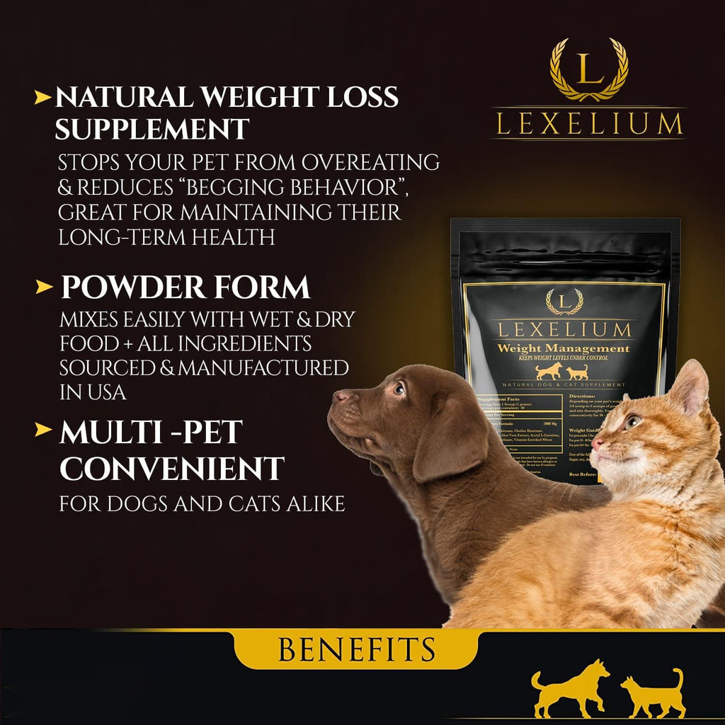 Complemento Orgánico para el Control de Peso en Perros y Gatos | Polvo Natural 200g
