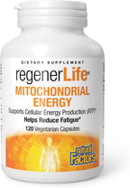 Natural Factors RegenerLife Cápsulas – Apoyo Mitocondrial y Energía Celular (120 Cápsulas)