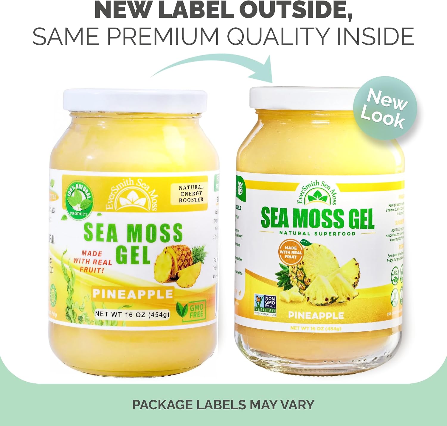 Gel de Musgo Marino Irlandés Silvestre Sabor Piña - EverSmith Organics
