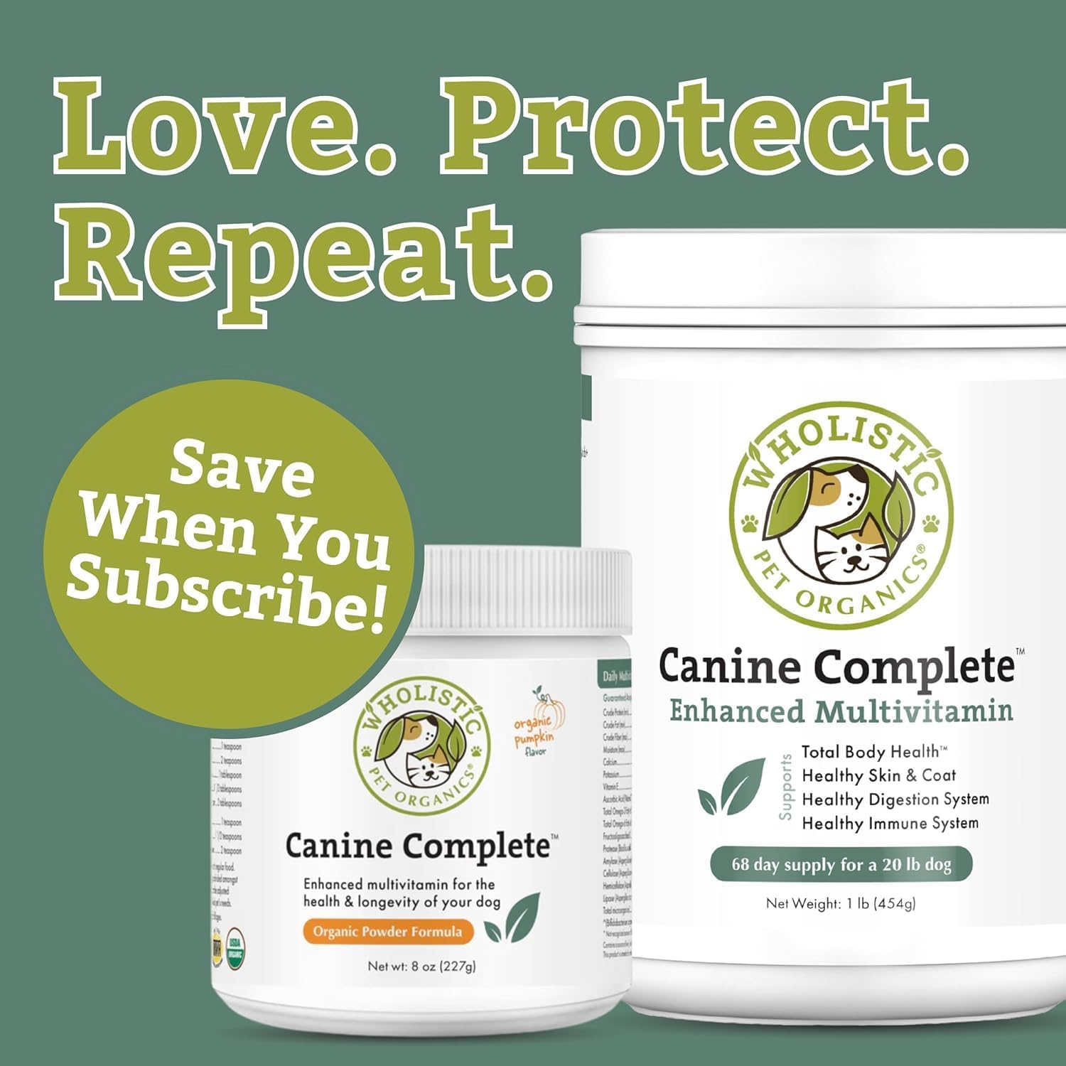 Canine Complete - Multivitamínico en Polvo para Perros - 1.8 kg