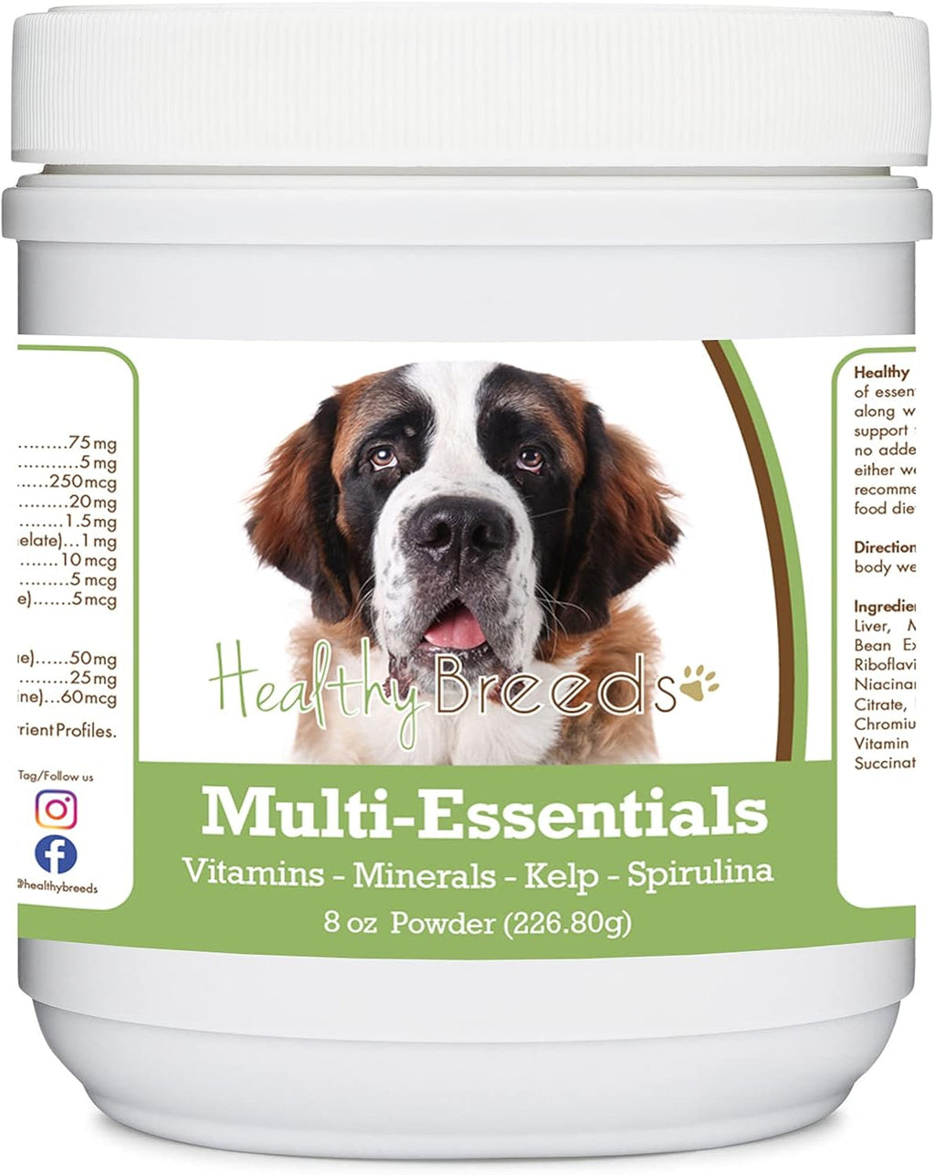 Healthy Breeds Mutt - Multivitamínico en Polvo para Perros - 227 g (8 oz)