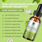 Lukaree Extracto Puro de Hojas de Guanábana (Graviola) para Inmunidad, Salud Digestiva y Energía Natural – Líquido de Bitters de Guanábana con Extracto en Frío – Vegano | Sin Gluten | 2 x 60 ml