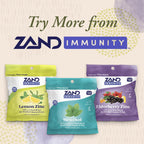 ZAND Immunity Pack Variado 3 uds - Pastillas para la garganta sabor Limón Miel, Saúco Zinc y Naranja C - Complemento para el apoyo inmunitario - Sabor natural, Vegano, Sin gluten, 50 ct cada una