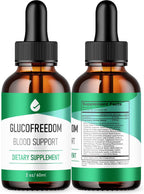 GlucoFreedom Drops (3 Pack) - Fórmula Oficial - Gotas Líquidas de Bienestar General, 6 oz