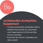 Allergy Research Group ARG Aller-Aid L-92 - Apoyo inmunitario postbiótico - L-92 con vitamina C y botánicos - Hipoalergénico - 60 cápsulas
