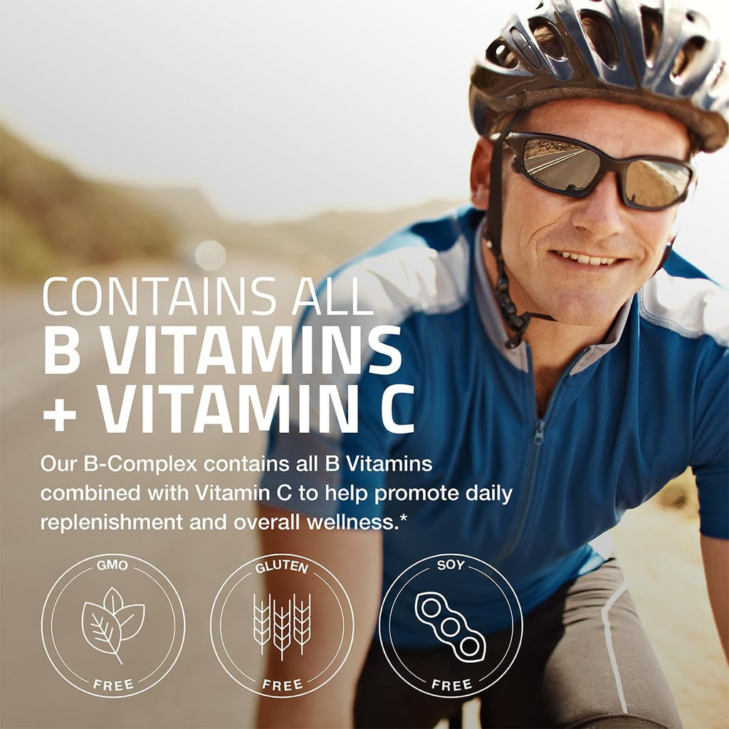 Bronson Complejo B con Vitamina C – 250 Cápsulas Vegetarianas