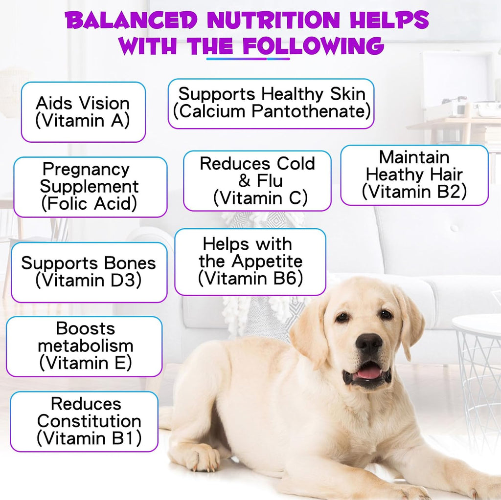 15 en 1 Multivitamínico Líquido para Perros – Todo en Uno – 60 ml