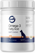 Pharmaceuticals EZ Chew Omega-3 Fatty Acid Soft Chew Max Strength para Perros Grandes y Gigantes - 150 unidades