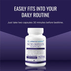 Approved Science Acid Reflux Support con Melatonina, Raíz de Malvavisco y L-Taurina - 360 Cápsulas Veganas