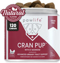 Complemento de Arándano Rojo para Perros - Soporte Urinario y de Vejiga - 120 Masticables Blandos