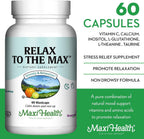 Relax to The Max Fórmula para el Estrés – 60 Cápsulas