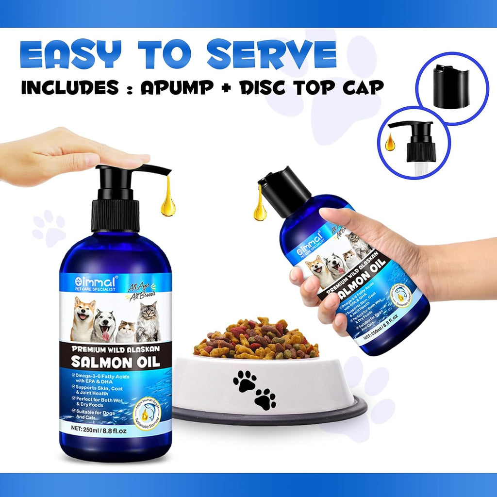 Aceite de Salmón para Perros y Gatos 8.8 fl oz - Valleylux