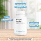 Supersmart Complejo Senolítico Avanzado - con Fisetina, Quercetina, Bromelina - 90 Cápsulas Vegetales