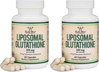 Suplemento de Glutatión Liposomal 500 mg por ración, 60 cápsulas - Vegano, No-GMO - Double Wood