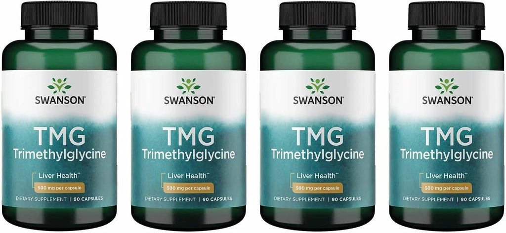Swanson TMG Trimetilglicina – 90 Cápsulas (500 mg cada una)