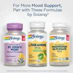 SOLARAY L-Teanina 200mg con Vitamina B6 - 30 Comprimibles Sabor Limón Lima