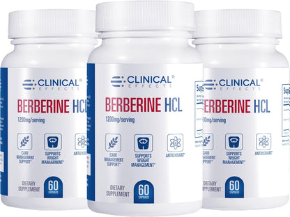 Clinical Effects Berberine HCL 1200 mg - – Metabolismo energético: Al activar la AMPK, promueve la quema de grasa – Image 8
