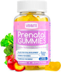 VIDAVITE Gominolas Prenatales Sin Azúcar - 30+ Nutrientes (Colina, Folato, Hierro) para el Apoyo Fetal y Neural, Huesos, Energía e Inmunidad - Vitaminas Prenatales Veganas para Mujeres (60 Gominolas)