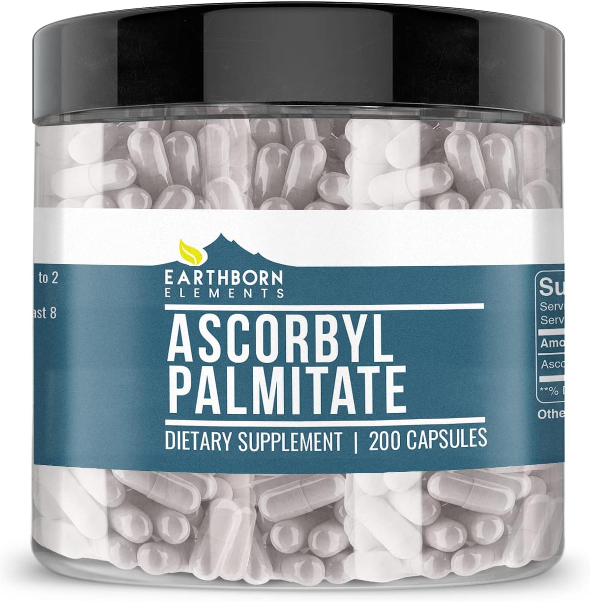 Earthborn Elements Ascorbil Palmitato 200 – Puro y sin diluir : No contiene rellenos, aglutinantes ni excipientes. – Image 1