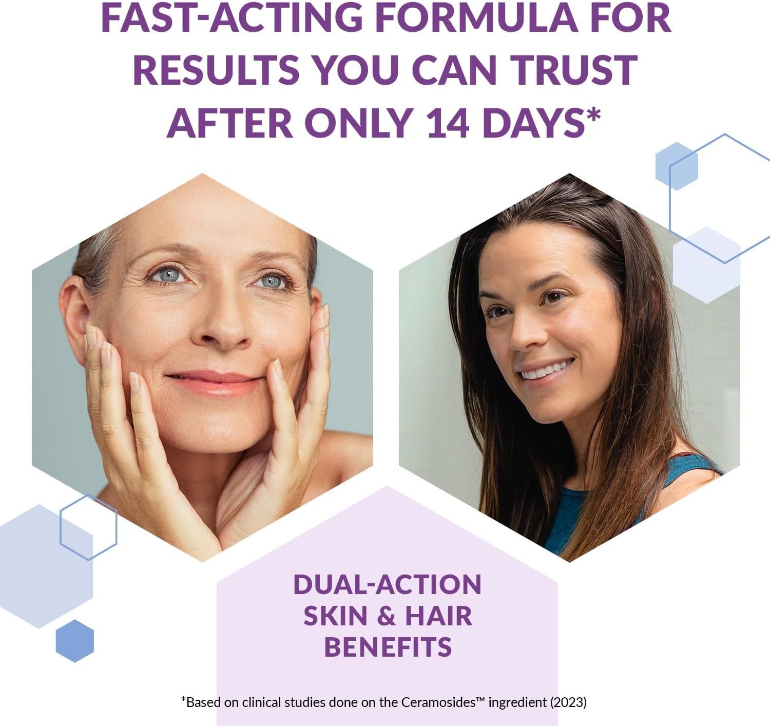BioTrust Timeless Beauty Ceramide Booster - Complemento de Fito Ceramidas para Cabello y Piel + Vitamina C, Vitamina E, Biotina, Zinc, Ácido Hialurónico - 30 Cápsulas