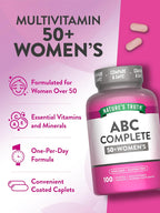 Nature's Truth Multivitamínico Mujeres 50+ | 100 Comprimidos