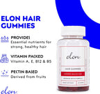 Elon Biotin Gummies – Gominolas de Biotina 5000mcg para Cabello, Piel y Uñas – 60 Unidades