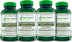 Green Organic Supplements Niacinamida, Niacina, NAD, NADH, Alta Absorción, No Transgénico, Sin Gluten (Pack de 4)