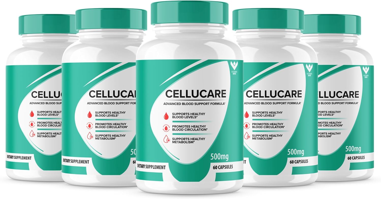 Cellucare Advanced Blood Support Formula, 5 Paquetes (300 Cápsulas)