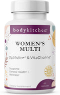 Body Kitchen Women’s Multivitamin with Optifolin+ & VitaCholine – 60 Cápsulas