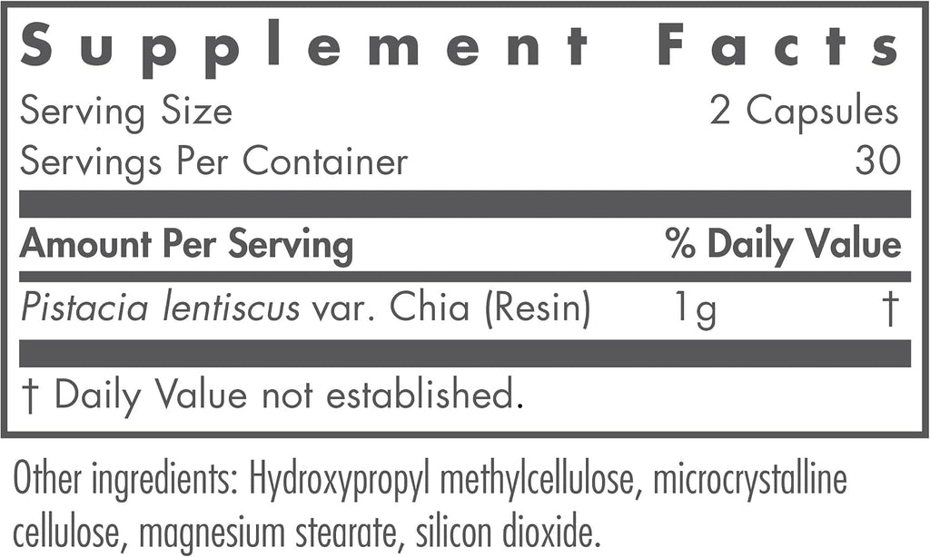 Allergy Research Group NutriCology Mastic Gum - Goma de Masilla de Quíos - 1000 mg por dosis - 60 Cápsulas