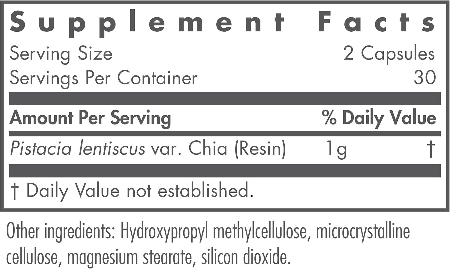 Allergy Research Group NutriCology Mastic Gum - Goma de Masilla de Quíos - 1000 mg por dosis - 60 Cápsulas