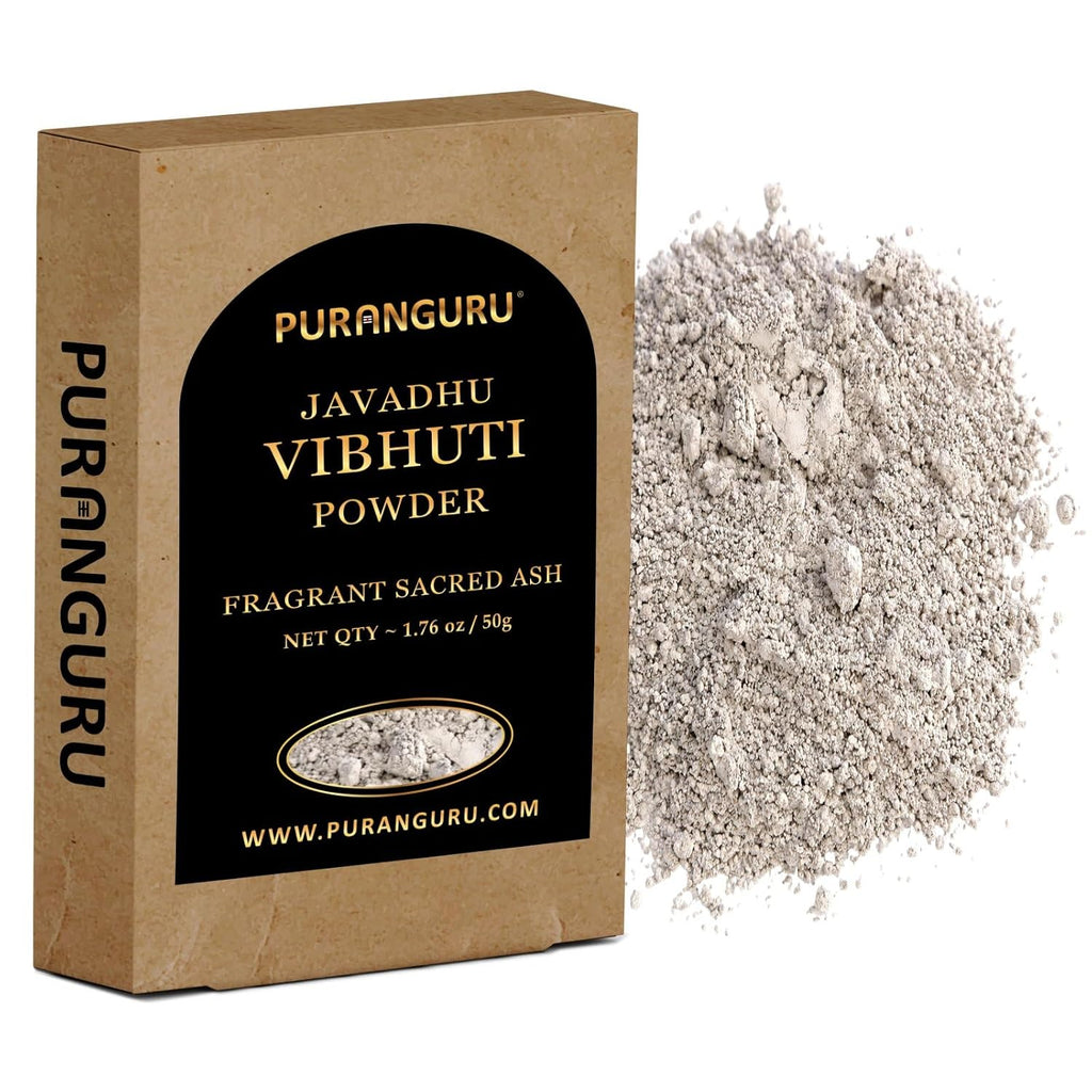 PuranGuru Javadhu Vibhuti Powder – 50g de Polvo Sagrado Fragante