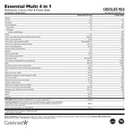 Celebrate Essential Multi 4 en 1 - Multivitamínico Bariátrico en Polvo, Sabor Chocolate, 14 Raciones