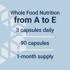 Life Extension Whole Food Multivitamin - Multivitamínico de alimentos integrales con vitaminas vegetales, 90 cápsulas