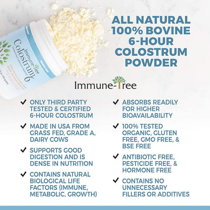 Immune-Tree Calostro Bovino Puro 100% (Grass-Fed) 2.2 lb - 661 Servicios – Image 3
