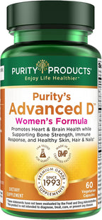 Advanced Vitamin D Women's Formula con Luteína y Biotina, 60 Cápsulas Vegetales