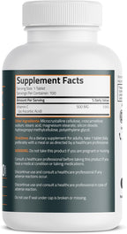 Bronson Vitamina C 500 mg - 100 Comprimidos Vegetarianos