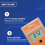 Solarmeter Model 6.4 Digital UVB Meter – Handheld Radiometer for Measuring UVB Radiation (280-320 nm)