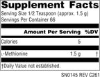Source Naturals L-Metionina en Polvo - Aminoácido Esencial - 100 g