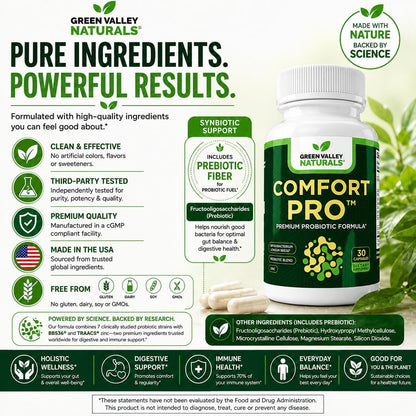 ComfortPro™ Probióticos Diarios para la Salud Digestiva con Zinc – Image 7