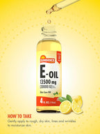 Sundance Aceite de Vitamina E para la Piel - 118 ml (4 fl oz) con Aroma a Limón - Sin OMG y Sin Gluten