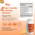 NatureCity True-B Complejo B Vegetal Super B Vitaminas - Alimentos Integrales Orgánicos con Folato Activo y Vitamina B12 - 30 Cápsulas Vegetales