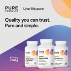 PureFormulas Biotina 8000 mcg - Suplemento para Cabello, Piel y Uñas - 120 Cápsulas