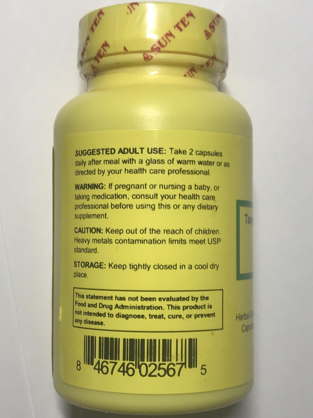 Sun Ten Fórmula de Tang-Kuei y Bupleurum (Xiao Yao San) - 100 Cápsulas (500 mg)