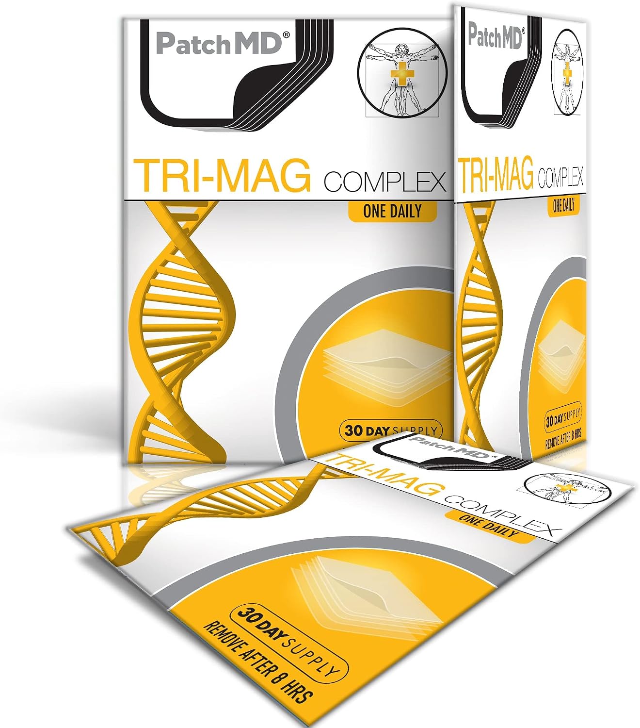 PatchMD - Parche Transdérmico Tri-Mag Complex - 30 Días de Suministro