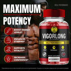 VigorLong Gummies para Hombres - Suplemento Oficial en Gominolas con Fórmula Avanzada para un Apoyo Natural a la Salud y el Bienestar (2 Envases)