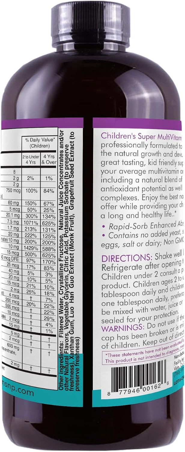 Life Solutions Multivitamínico Líquido para Niños - 473 ml